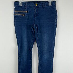 Beba Love Jeans Size 6 Blue Skinny Waist 30in Inseam 31in Stretch Low Rise 8in